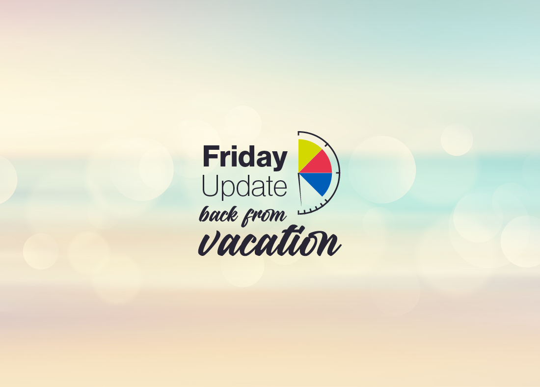 Friday Update returns – 5 September